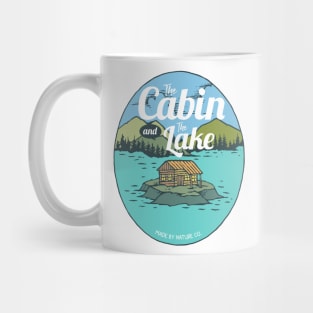 Cabin and the Lake | Outdoors Camping Lifestyle Mug